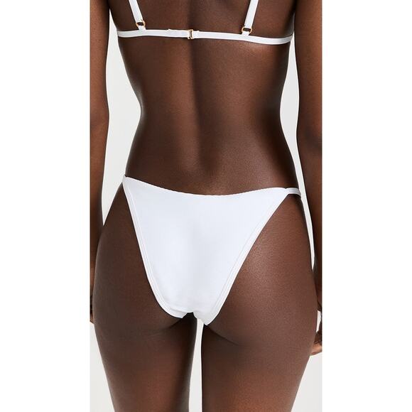Lspace Jay Bitsy Bikini Bottom White - Xs - Picture 6 of 8